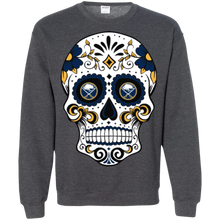 Load image into Gallery viewer, Buffalo Sabres Sugar Skull Sweatshirt