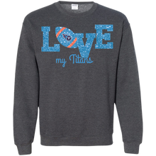 Load image into Gallery viewer, Glitter Love For Tennessee Titans Fans Sweatshirt