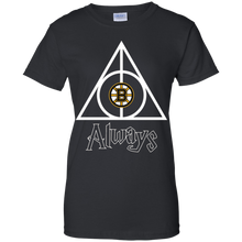 Load image into Gallery viewer, Deathly Hallows For Boston Bruins And Harry Potter Fans T-Shirt For Women