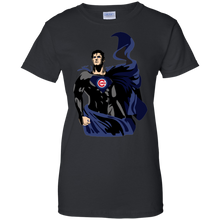 Load image into Gallery viewer, Superman Chicago Cubs Shirt For Fans T-Shirt For Women