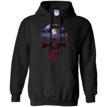 Load image into Gallery viewer, Alabama Crimson Football The Punisher Skull Hoodie Shirt