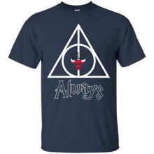 Load image into Gallery viewer, Deathly Hallows For Chicago Bulls And Harry Potter Fans T - Shirt For Men