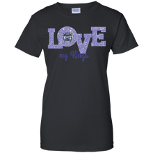 Load image into Gallery viewer, Glitter Love For Sacramento Kings Fans T-Shirt For Women