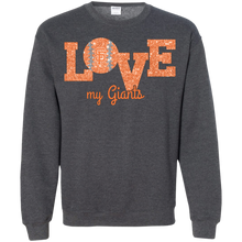 Load image into Gallery viewer, Glitter Love For San Francisco Giants Fans Sweatshirt