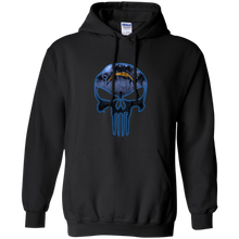 Load image into Gallery viewer, Los Angeles Chargers Football The Punisher Skull Hoodie Shirt