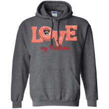 Load image into Gallery viewer, Glitter Love For Florida Panthers Fans Hoodie Shirt