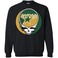 Load image into Gallery viewer, Dallas Stars Hockey Grateful Dead Steal Your Face Sweatshirt