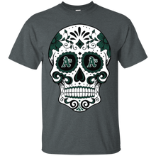 Load image into Gallery viewer, Oakland Athletics Sugar Skull T - Shirt For Men
