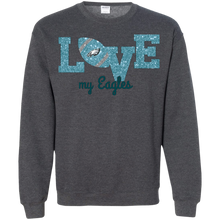 Load image into Gallery viewer, Glitter Love For Philadelphia Eagles Fans Sweatshirt