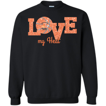 Load image into Gallery viewer, Glitter Love For Miami Heat Fans Sweatshirt