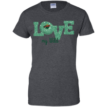 Load image into Gallery viewer, Glitter Love For Minnesota Wild Fans T-Shirt For Women