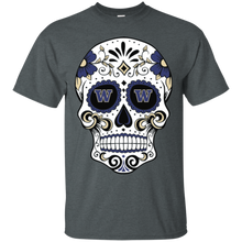 Load image into Gallery viewer, Washington Huskies Sugar Skull T - Shirt For Men