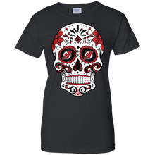Load image into Gallery viewer, New Jersey Devils Sugar Skull T-Shirt For Women