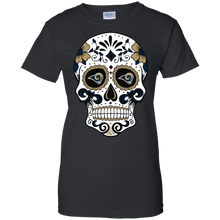 Load image into Gallery viewer, Los Angeles Rams Sugar Skull T-Shirt For Women