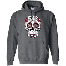 Load image into Gallery viewer, Ohio State Buckeyes Sugar Skull Hoodie Shirt