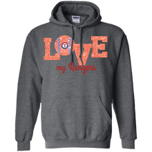 Load image into Gallery viewer, Glitter Love For Texas Rangers Fans Hoodie Shirt