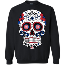 Load image into Gallery viewer, Detroit Pistons Sugar Skull Sweatshirt