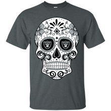 Load image into Gallery viewer, Oakland Raiders Sugar Skull T - Shirt For Men
