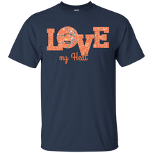 Load image into Gallery viewer, Glitter Love For Miami Heat Fans T - Shirt For Men