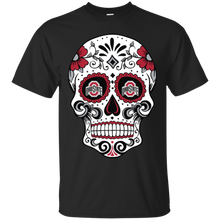 Load image into Gallery viewer, Ohio State Buckeyes Sugar Skull T - Shirt For Men