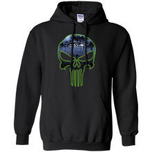 Load image into Gallery viewer, Seattle Seahawks Football The Punisher Skull Hoodie Shirt