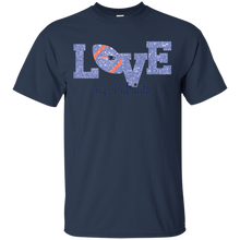 Load image into Gallery viewer, Glitter Love For New England Patriots Fans T - Shirt For Men