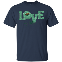Load image into Gallery viewer, Glitter Love For Minnesota Wild Fans T - Shirt For Men