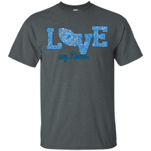 Load image into Gallery viewer, Glitter Love For Detroit Lions Fans T - Shirt For Men
