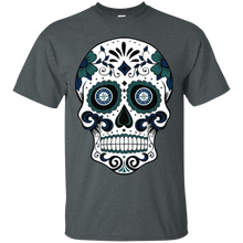 Load image into Gallery viewer, Seattle Mariners Sugar Skull T - Shirt For Men