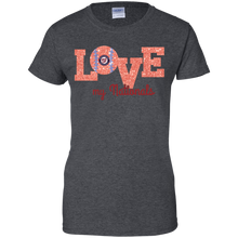 Load image into Gallery viewer, Glitter Love For Washington Nationals Fans T-Shirt For Women