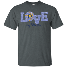 Load image into Gallery viewer, Glitter Love For Indiana Pacers Fans T - Shirt For Men