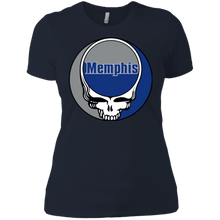 Load image into Gallery viewer, Memphis Tigers Footballl Grateful Dead Steal Your Face T-Shirt For Women