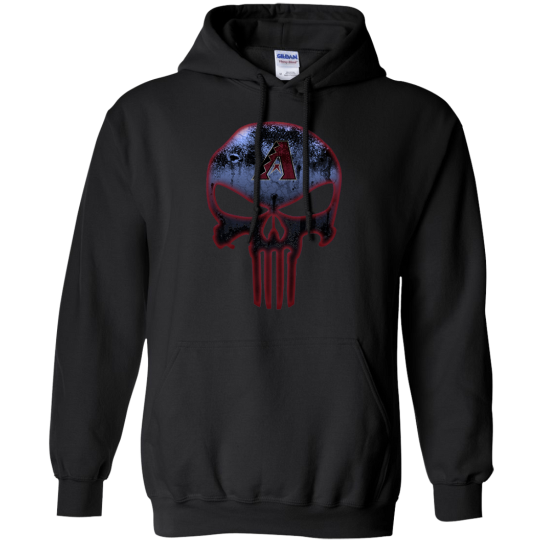 Arizona Diamondbacks Baseball The Punisher Hoodie Shirt