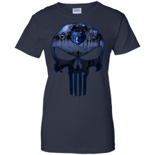 Load image into Gallery viewer, Memphis Grizzlies Basketball The Punisher Skull T-Shirt For Women