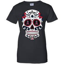 Load image into Gallery viewer, Los Angeles Angels Sugar Skull T-Shirt For Women