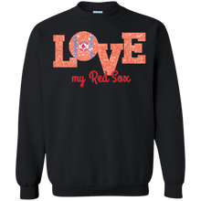 Load image into Gallery viewer, Glitter Love For Boston Red Sox Fans Sweatshirt