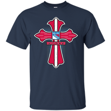 Load image into Gallery viewer, Cross Shirt For Jesus And New York Rangers Fans T - Shirt For Men