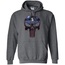 Load image into Gallery viewer, Florida State Seminoles Football The Punisher Skull Hoodie Shirt