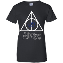 Load image into Gallery viewer, Deathly Hallows For Tampa Bay Lightning And Harry Potter Fans T-Shirt For Women