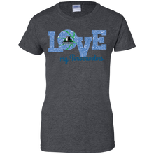Load image into Gallery viewer, Glitter Love For Minnesota Timberwolves Fans T-Shirt For Women
