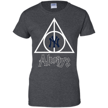 Load image into Gallery viewer, Deathly Hallows For New York Yankees And Harry Potter Fans T-Shirt For Women