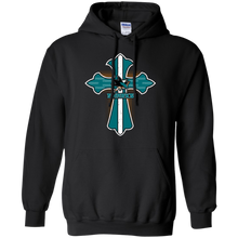 Load image into Gallery viewer, Cross Shirt For Jesus And San Jose Sharks Fans Hoodie Shirt