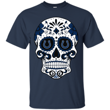Load image into Gallery viewer, Indianapolis Colts Sugar Skull T - Shirt For Men