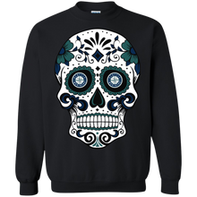 Load image into Gallery viewer, Seattle Mariners Sugar Skull Sweatshirt