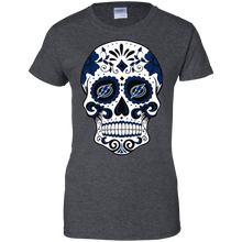 Load image into Gallery viewer, Tampa Bay Lightning Sugar Skull T-Shirt For Women