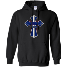 Load image into Gallery viewer, Cross Shirt For Jesus And New York Giants Fans Hoodie Shirt
