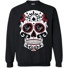 Load image into Gallery viewer, Houston Texans Sugar Skull Sweatshirt