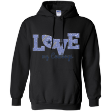 Load image into Gallery viewer, Glitter Love For Dallas Cowboys Fans Hoodie Shirt