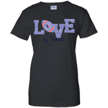 Load image into Gallery viewer, Glitter Love For Houston Texans Fans T-Shirt For Women