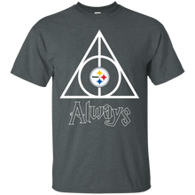 Load image into Gallery viewer, Deathly Hallows For Pittsburgh Steelers And Harry Potter Fans T - Shirt For Men